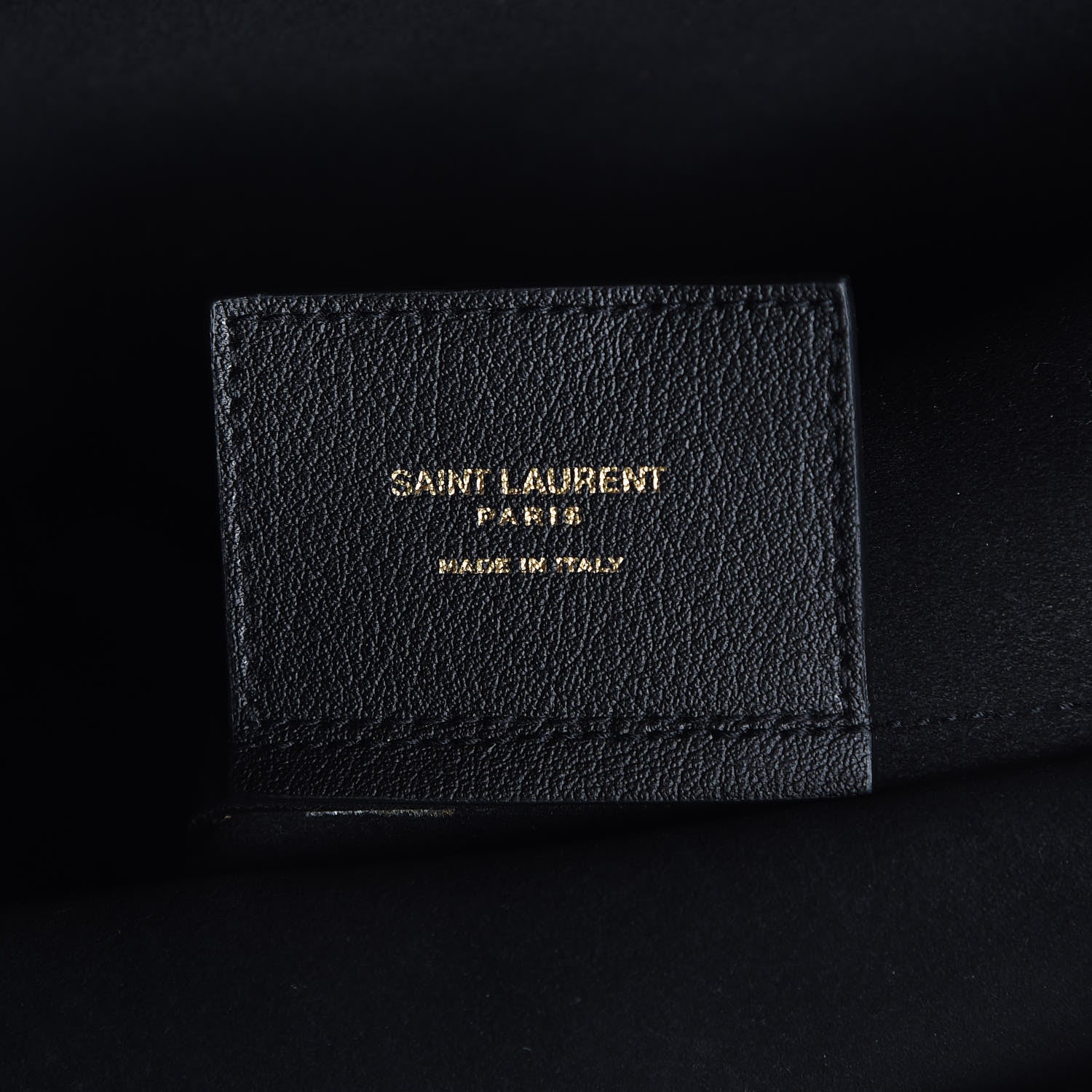 Saint Laurent Calfskin Large Shopping Tote Black 6 of 10