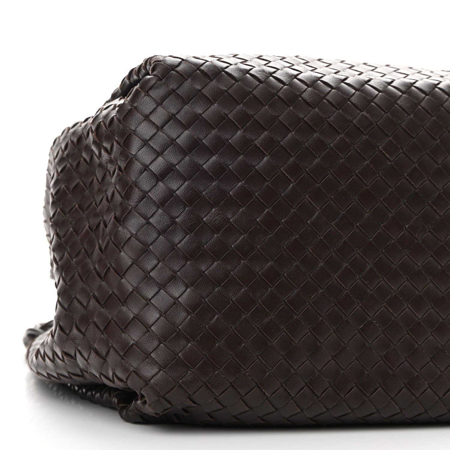 Bottega Veneta Nappa Intrecciato Parachute Bag Ebano 8 of 9