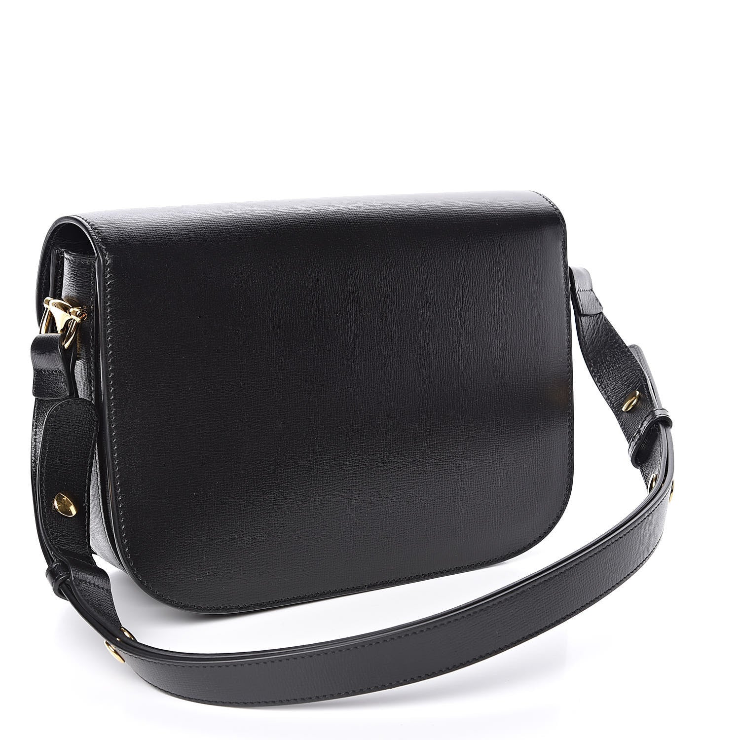 Gucci Azalea Calfskin Horsebit 1955 Shoulder Bag Black 3 of 10