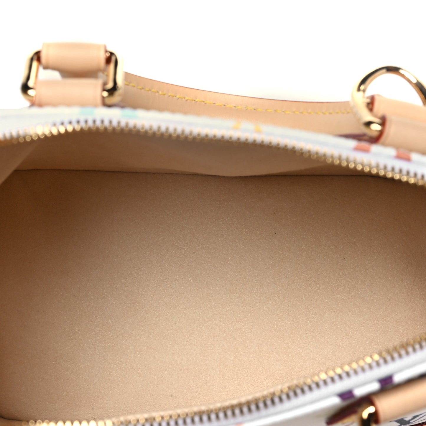 LV x TM Monogram Multicolor Alma BB White