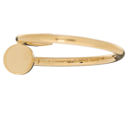 Cartier 18K Yellow Gold Small Juste Un Clou Ring 53 6.5 5 of 5