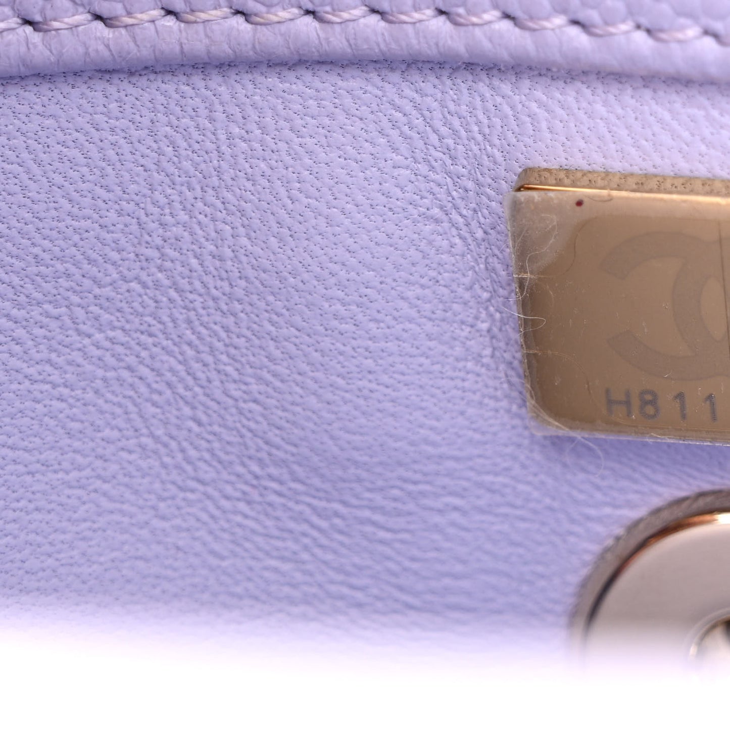 Caviar Quilted Mini Coco Handle Flap Light Purple