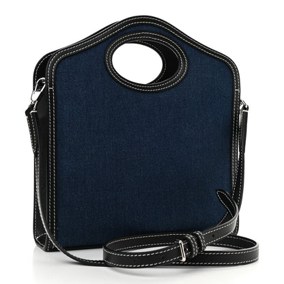 Burberry Denim Smooth Calfskin Mini Pocket Bag Blue 3 of 10