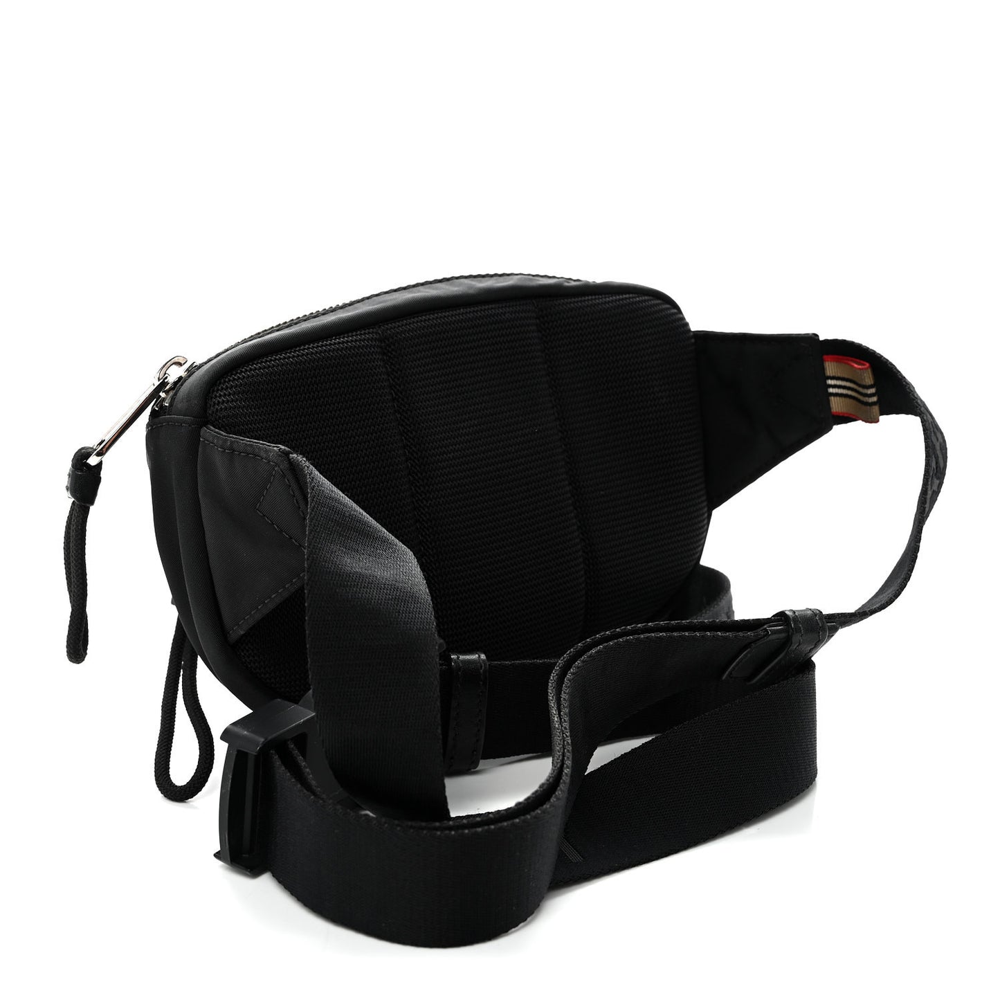 Econyl Logo Print Small Cannon Bum Bag Black