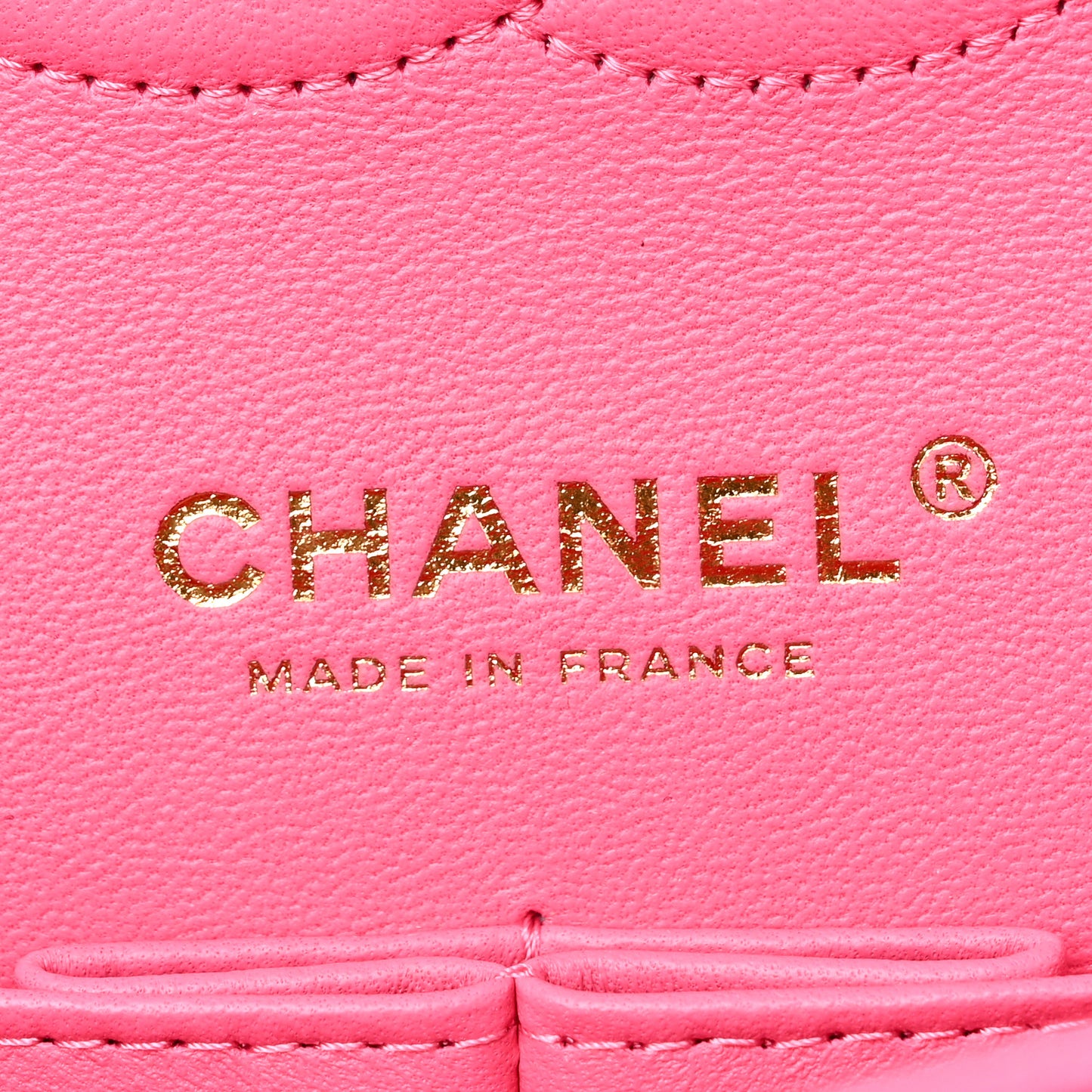 Caviar Quilted Medium Double Flap Pink