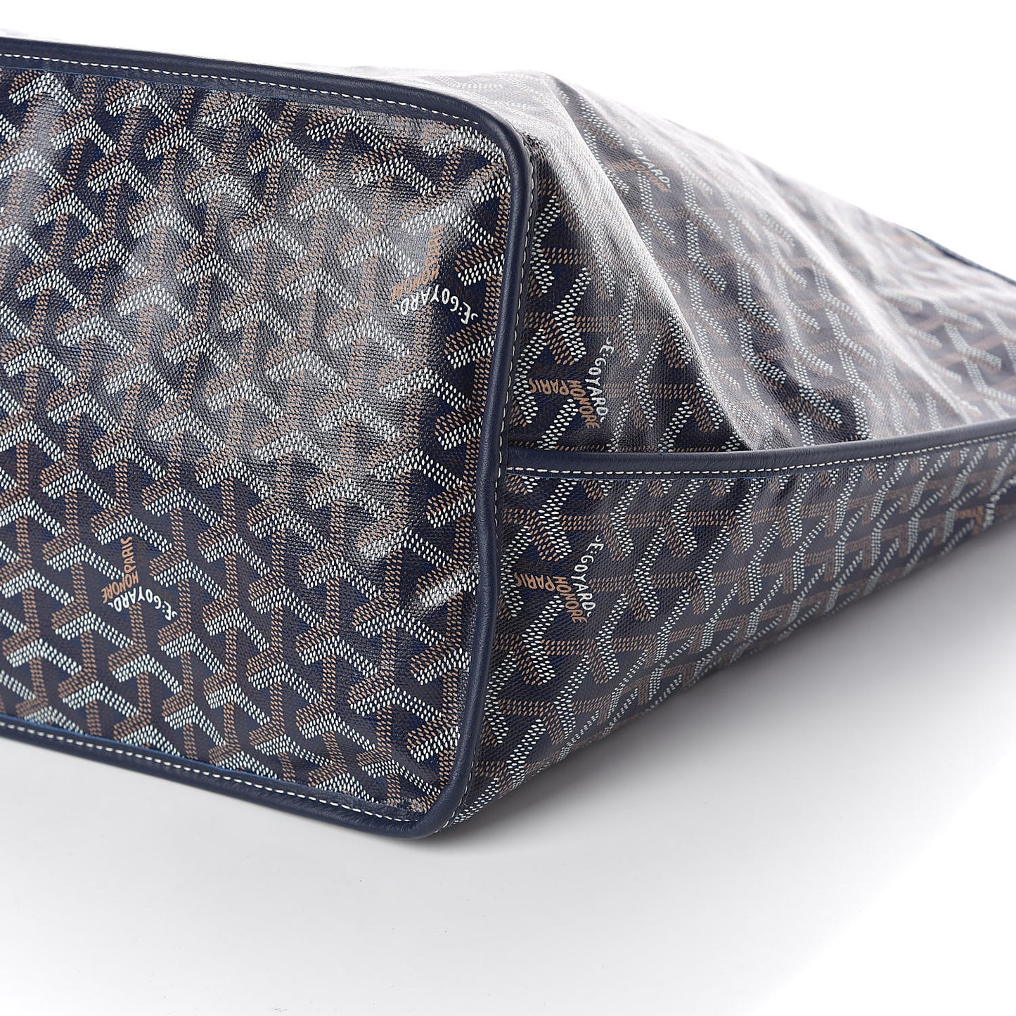 Goyardine Reversible Anjou GM Navy
