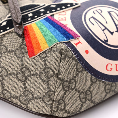 Gucci GG Supreme Monogram Courrier Belt Bag Beige New Acero 8 of 12