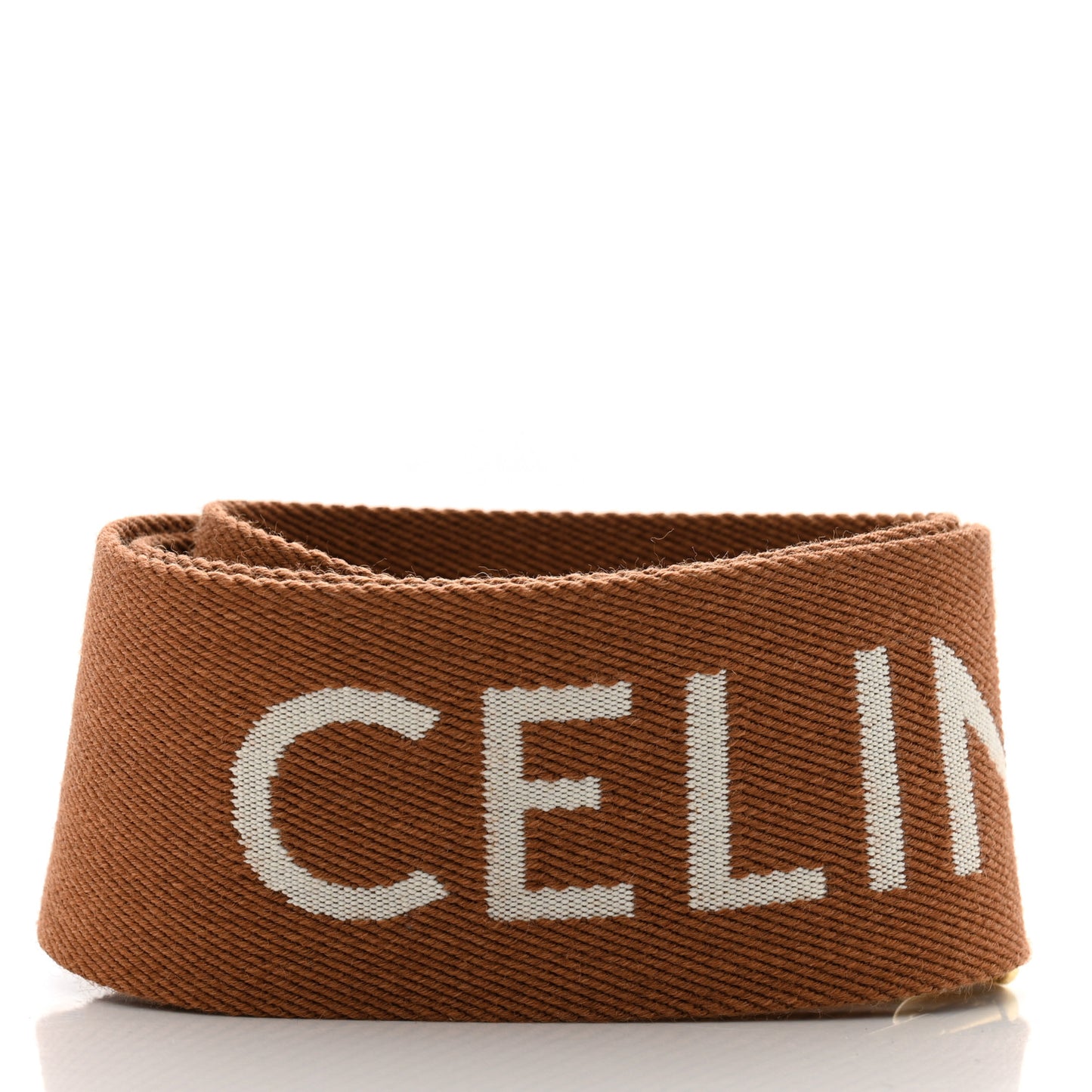 Jacquard Wool Strap Light Brown
