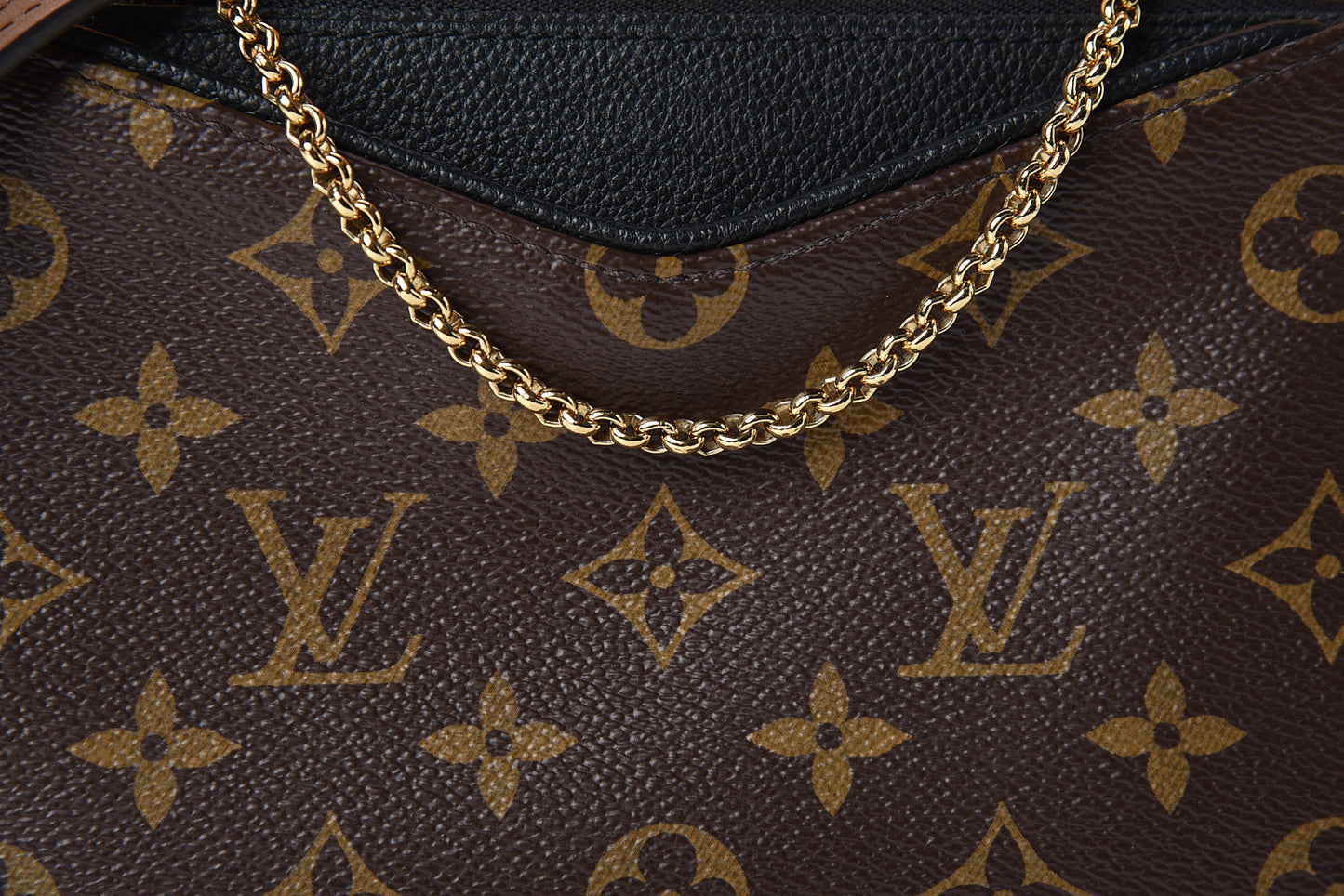 Monogram Pallas Clutch Black