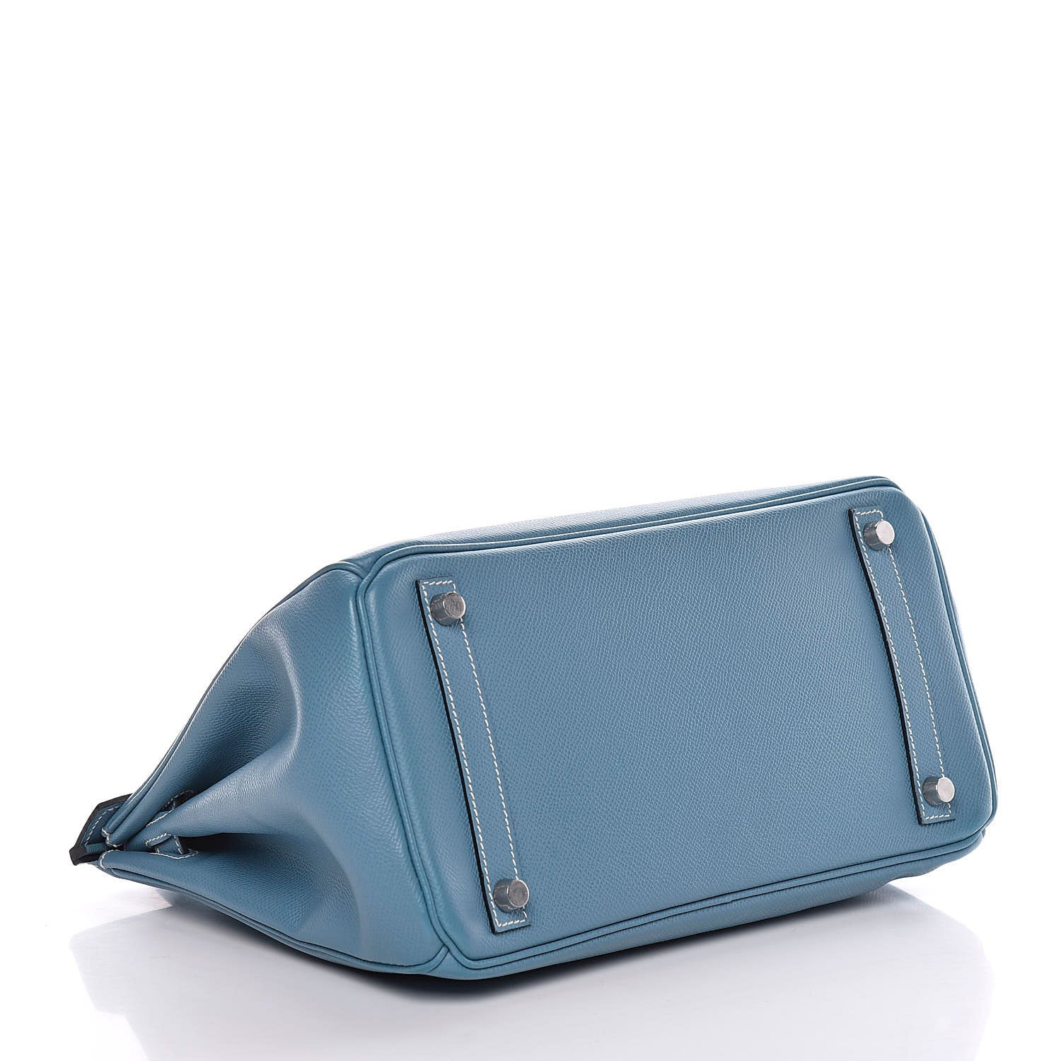 Hermes Epsom Birkin 30 Blue Jean 4 of 9