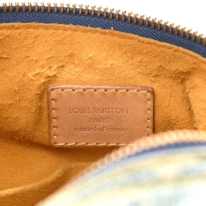 Louis Vuitton Monogram Denim Baggy PM Blue 6 of 9