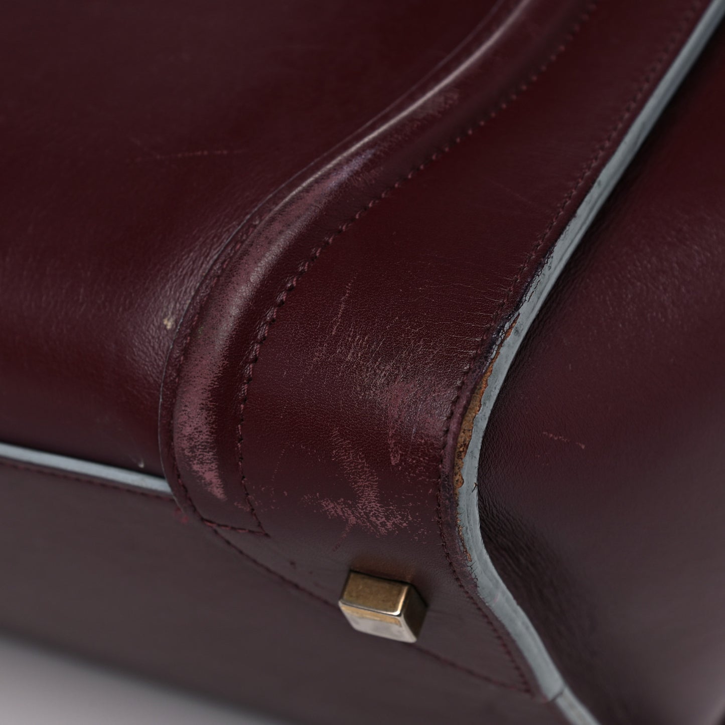 Palmelato Mini Luggage Burgundy Azur Blue