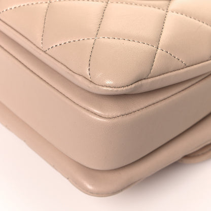 Chanel Lambskin Quilted Medium Trendy CC Flap Dual Handle Bag Beige 13 of 18