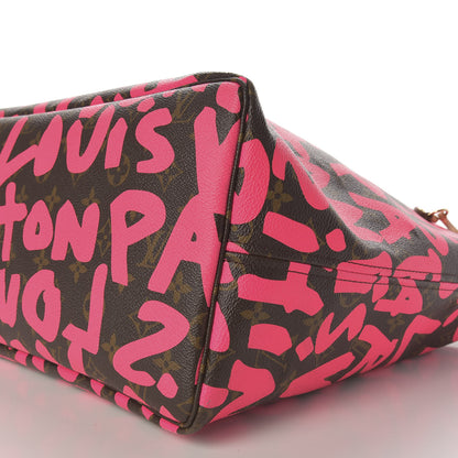 Louis Vuitton Monogram Graffiti Neverfull GM Fuchsia 7 of 16