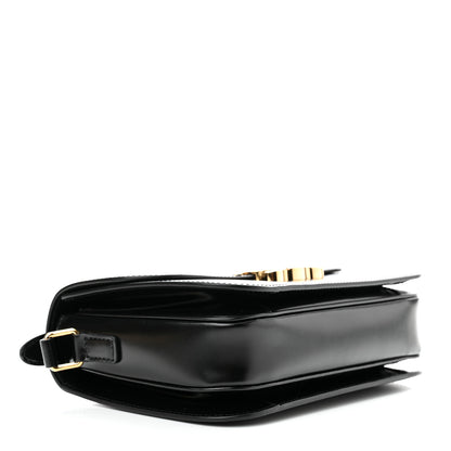 Celine Shiny Calfskin Medium Triomphe Black 4 of 11