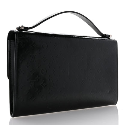 Louis Vuitton Monogram Glace Anouchka Pochette MM Black 3 of 10