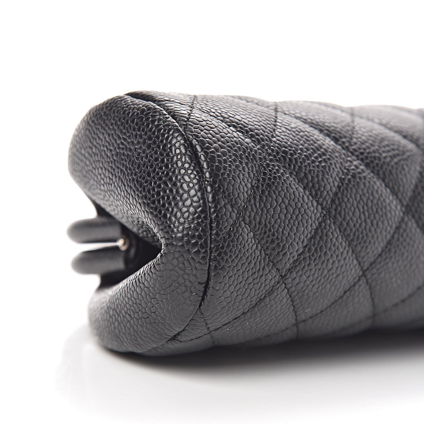 Caviar Quilted Timeless Clutch Black