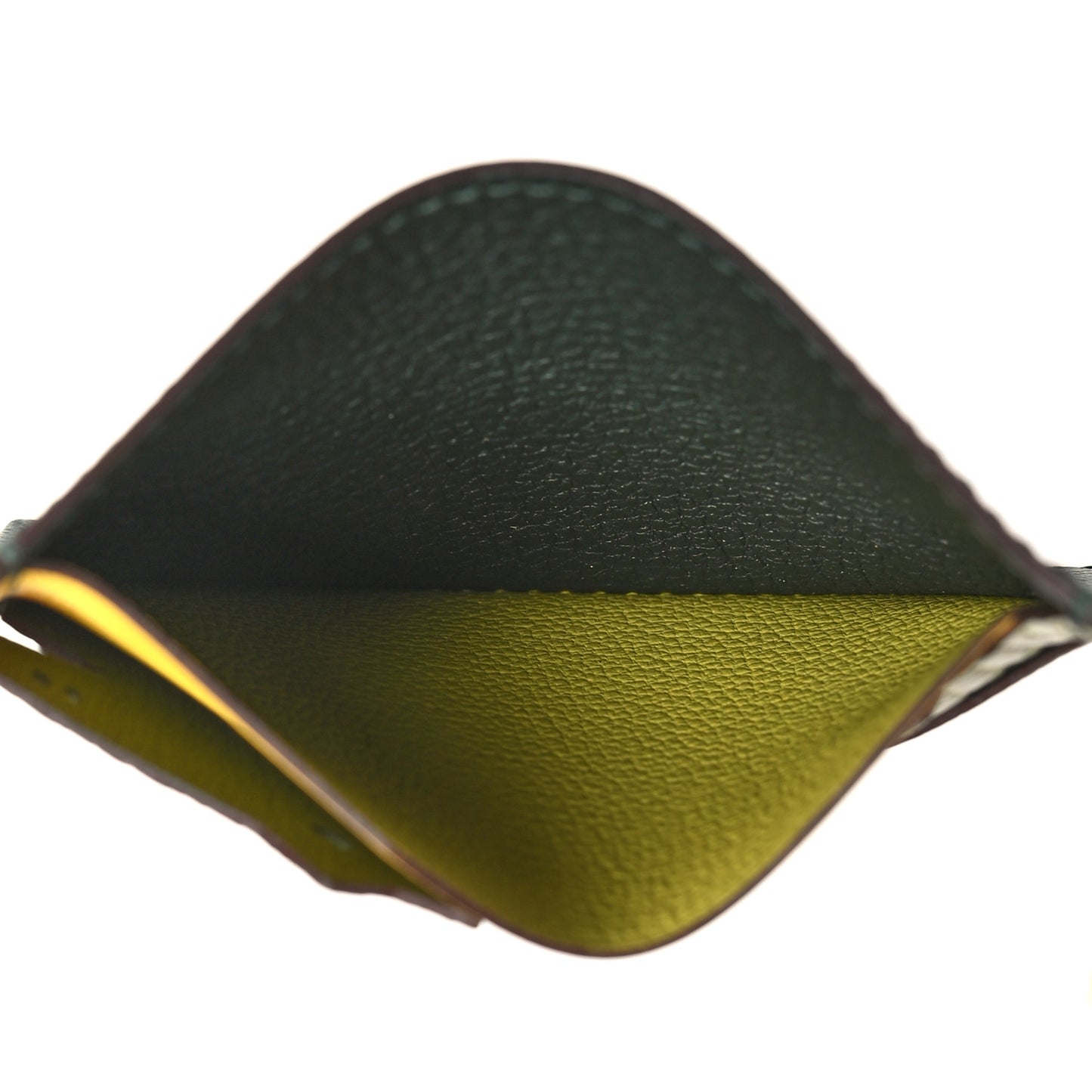Epsom Evercolor Lizard Chevre Mysore Histoire Naturelle Card Holder Vert Cypress Lime Vert Anis