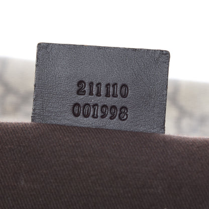 Gucci GG Supreme Monogram Belt Bag Dark Brown 7 of 11
