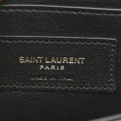 Saint Laurent Tweed Houndstooth Medium Solferino Satchel Umber 6 of 9