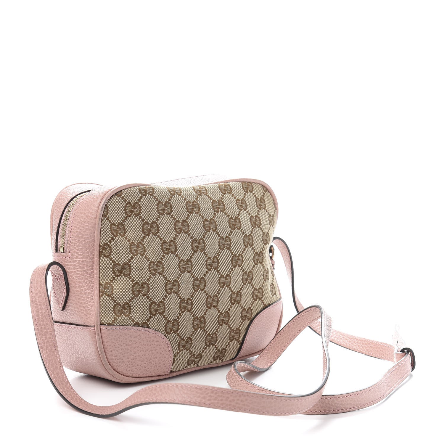 Gucci Monogram Mini Bree Messenger Bag Beige Soft Pink 3 of 11