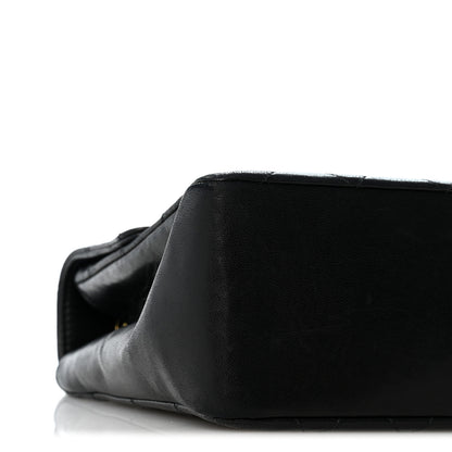 Chanel Lambskin Quilted Mini Kelly Flap Bag Black 10 of 14