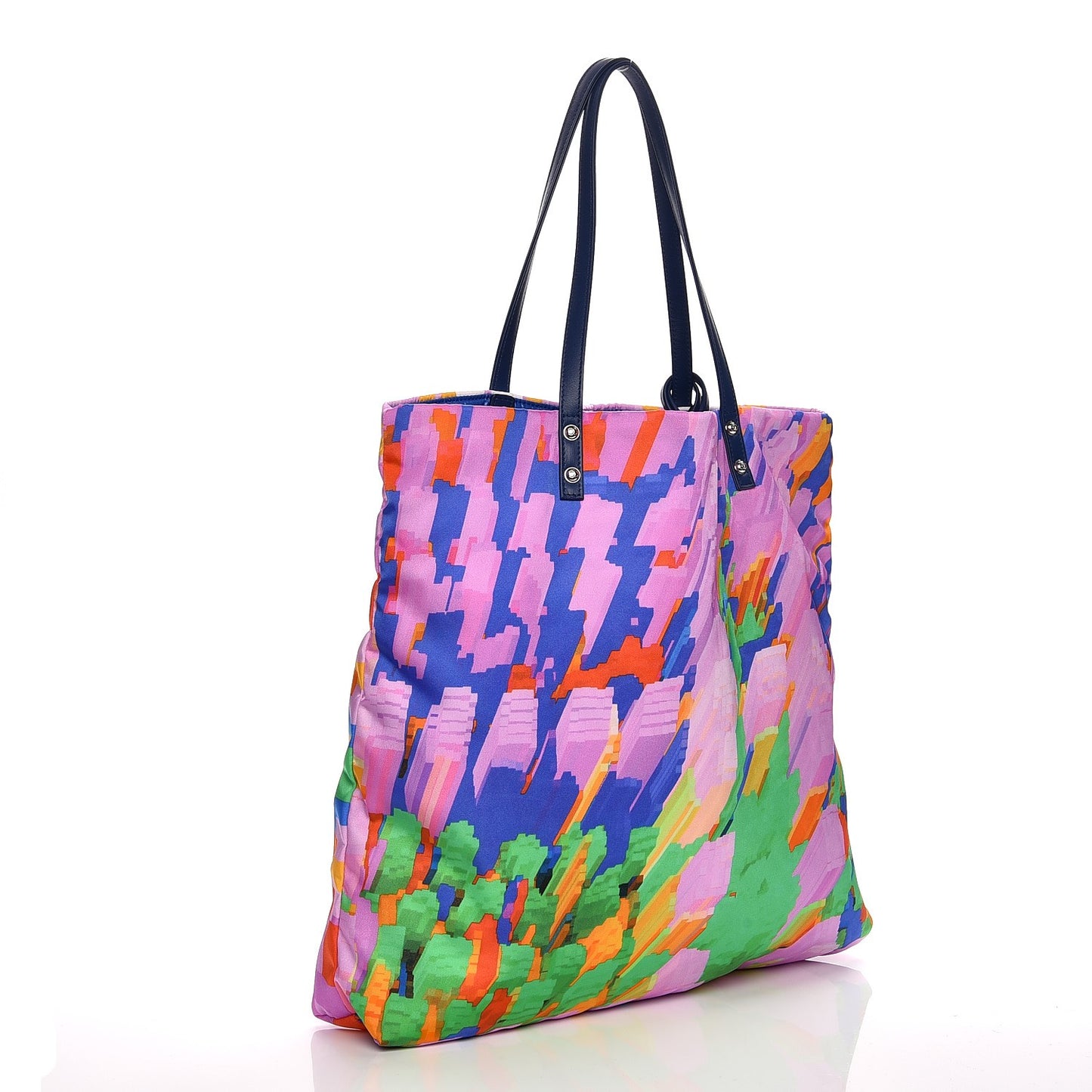 Nylon Printed CC Tote Multicolor
