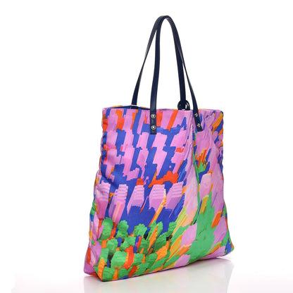 Chanel Nylon Printed CC Tote Multicolor 4 of 7