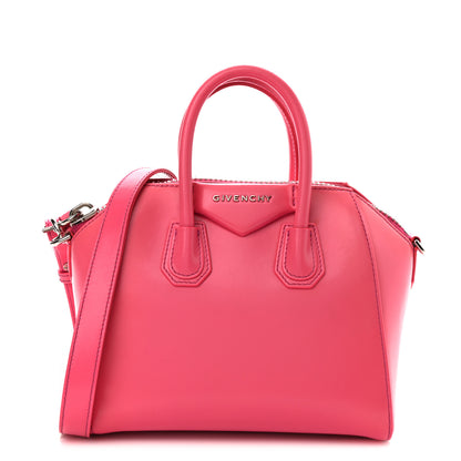Givenchy Shiny Lord Calfskin Mini Antigona Shocking Pink 1 of 8