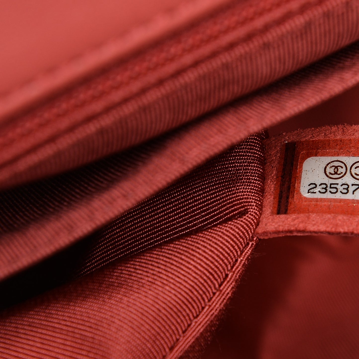 Tweed Patchwork Jumbo Single Flap Pink