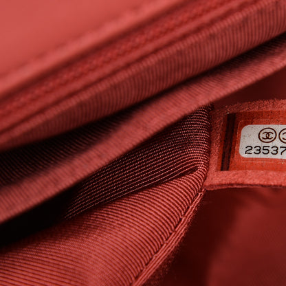 Chanel Tweed Patchwork Jumbo Single Flap Pink 8 of 8