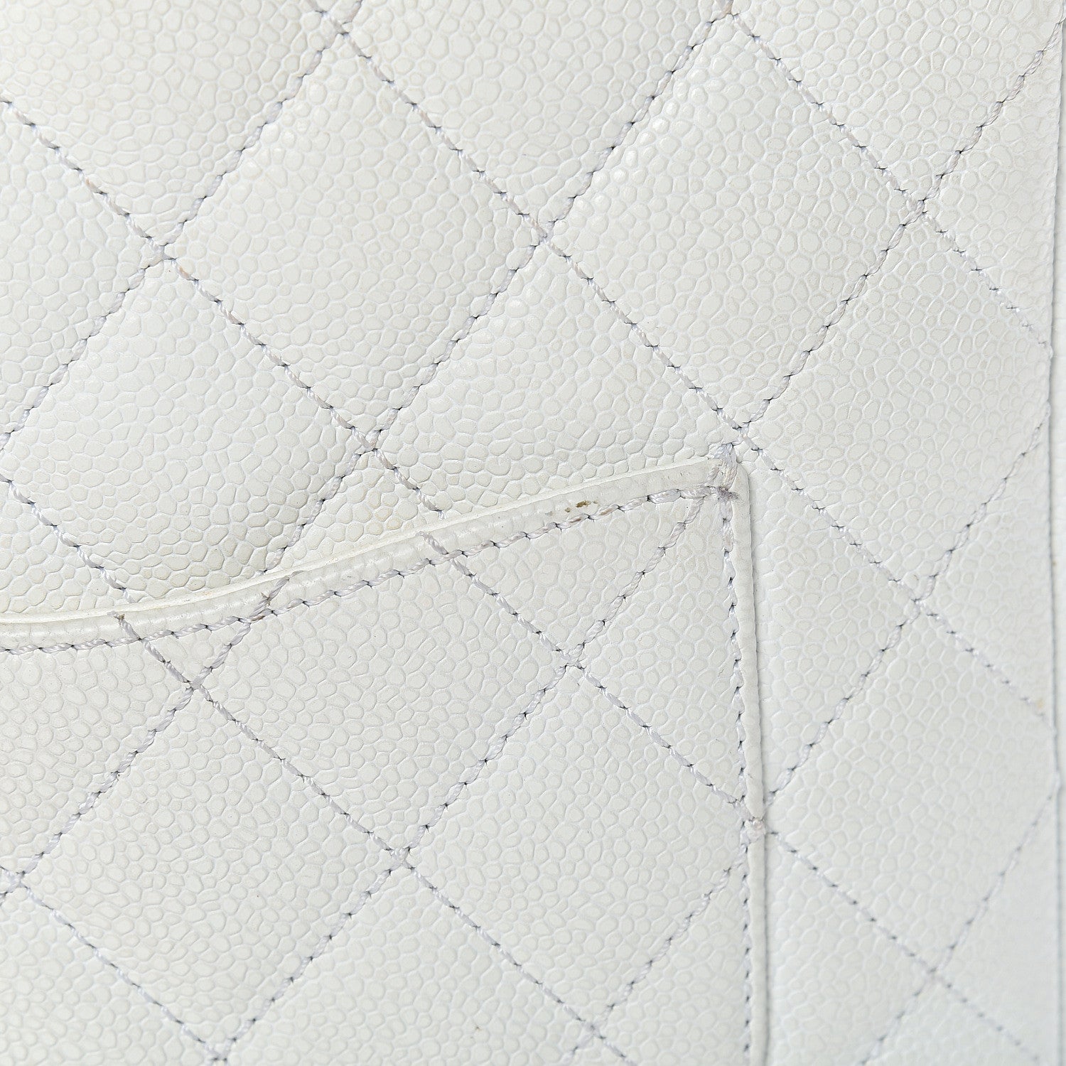 Chanel Caviar Quilted Petit Shopping Tote PST White 20 of 23