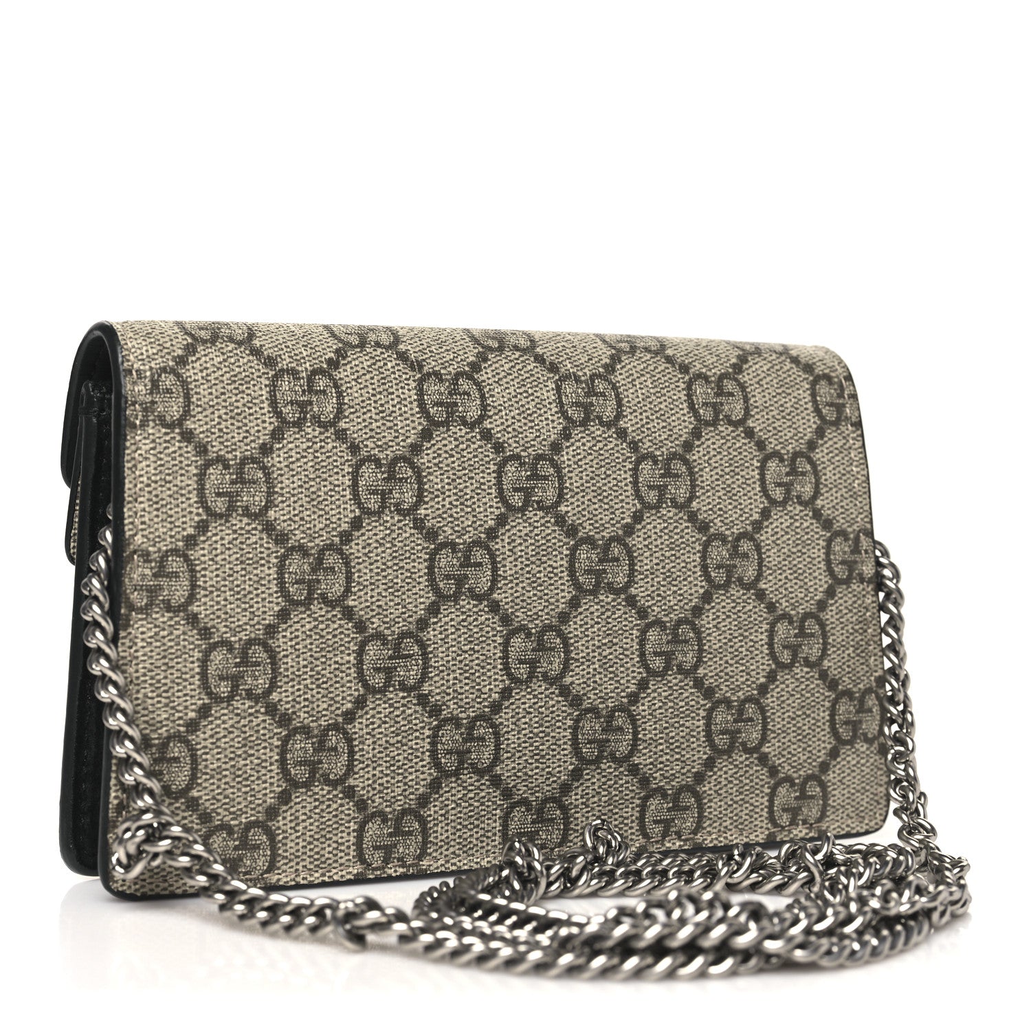 Gucci GG Supreme Monogram Super Mini Dionysus Shoulder Bag Black 3 of 10