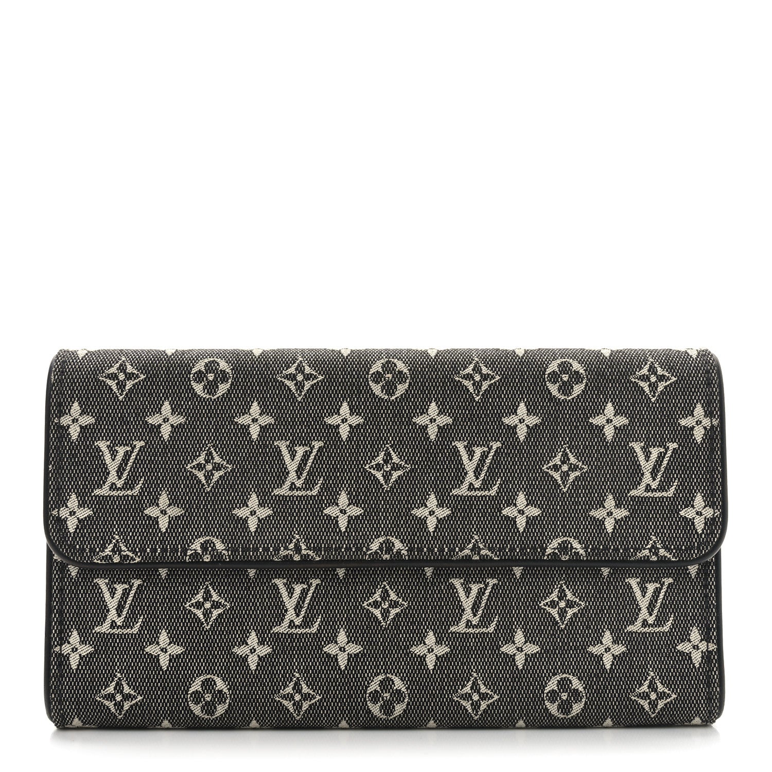 Louis Vuitton Mini Monogram Porte Tresor International Wallet Black 1 of 8