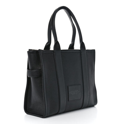 Marc Jacobs Grained Calfskin Large The Tote Bag Black 2 of 11