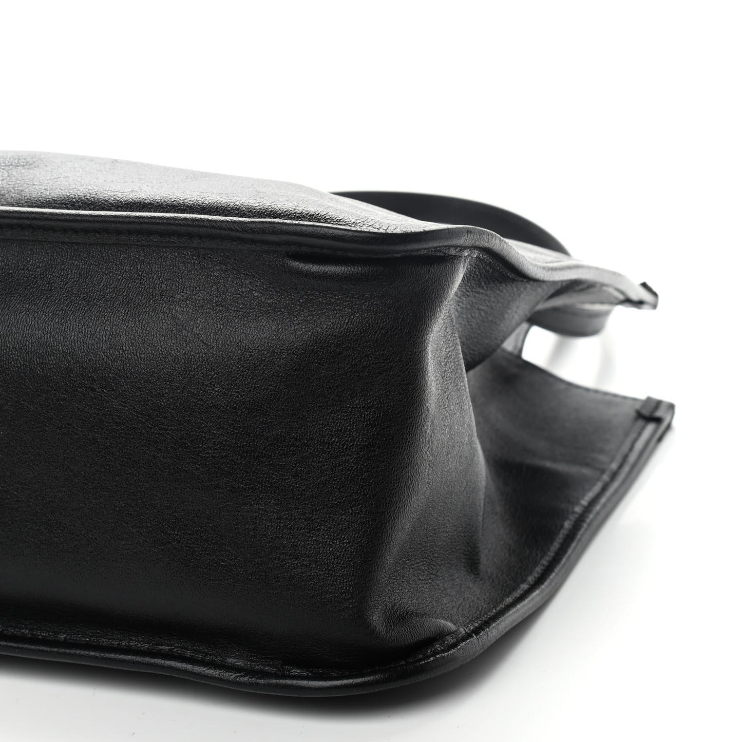 New Sakai Calfskin Lux Horsebit 1955 Tote Bag Black
