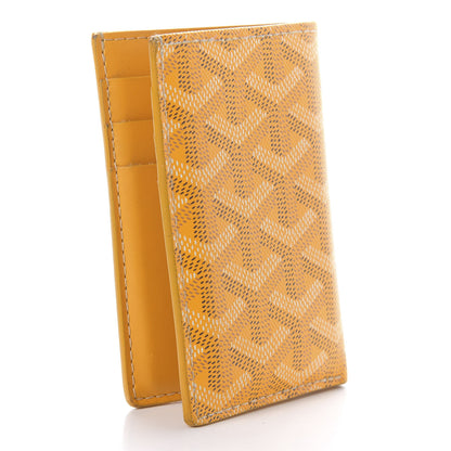 Goyard Goyardine Saint Pierre Card Holder Yellow 3 of 8