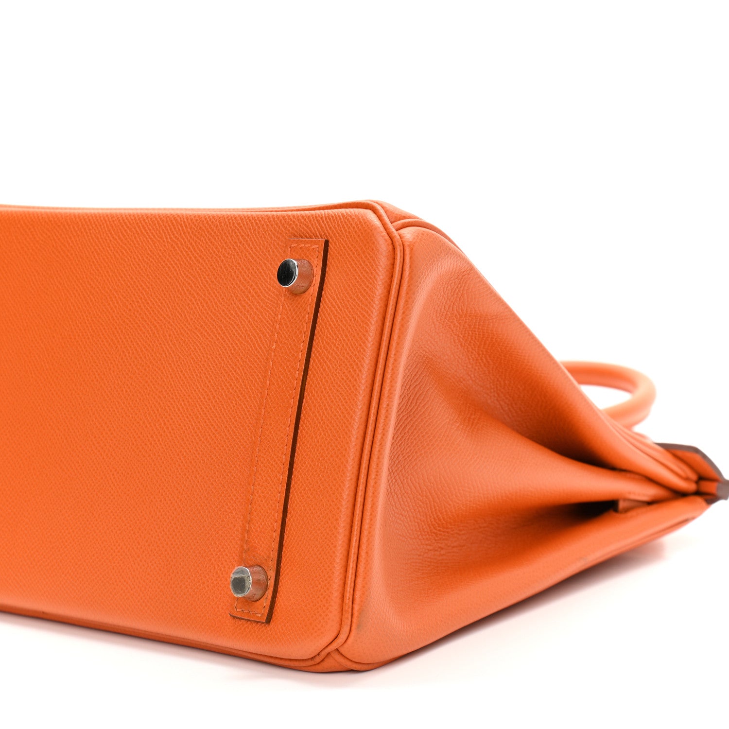 Hermes Epsom Birkin 30 Orange 9 of 13