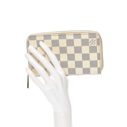 Louis Vuitton Damier Azur Compact Zippy Wallet 2 of 8