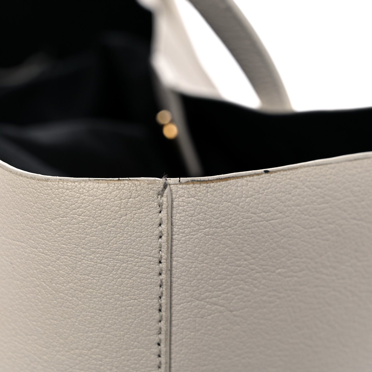 Calfskin Large Shopping Tote Porcellana
