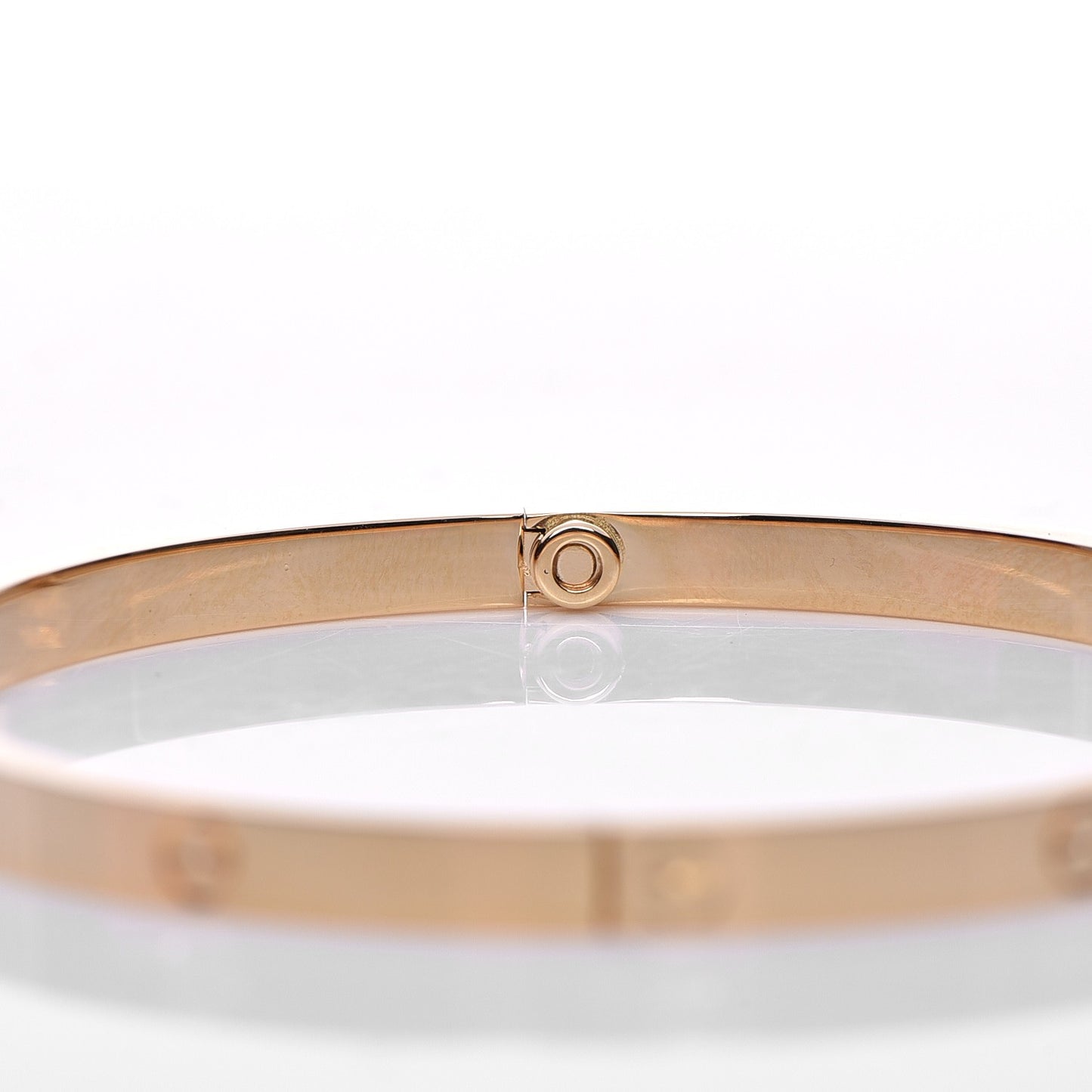 18K Yellow Gold Small LOVE Bracelet 17