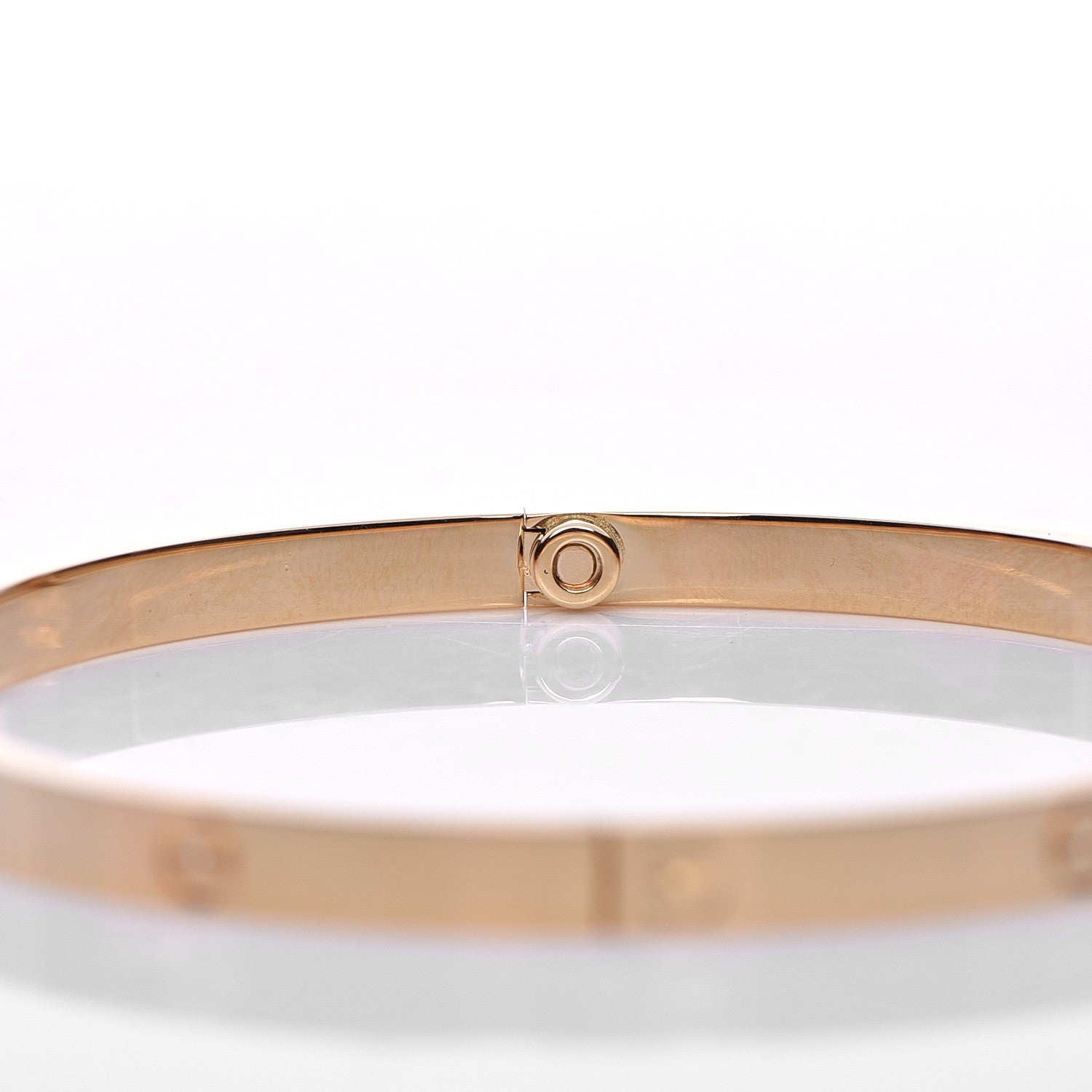 Cartier 18K Yellow Gold Small LOVE Bracelet 17 6 of 10