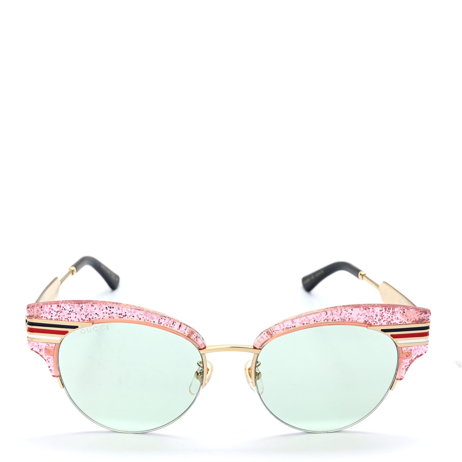 Gucci Glitter Cat Eye Sunglasses GG0283S Pink 2 of 8