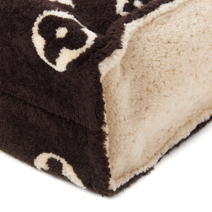 Louis Vuitton Shearling Monogram Giant Teddy Onthego GM Black White 4 of 7