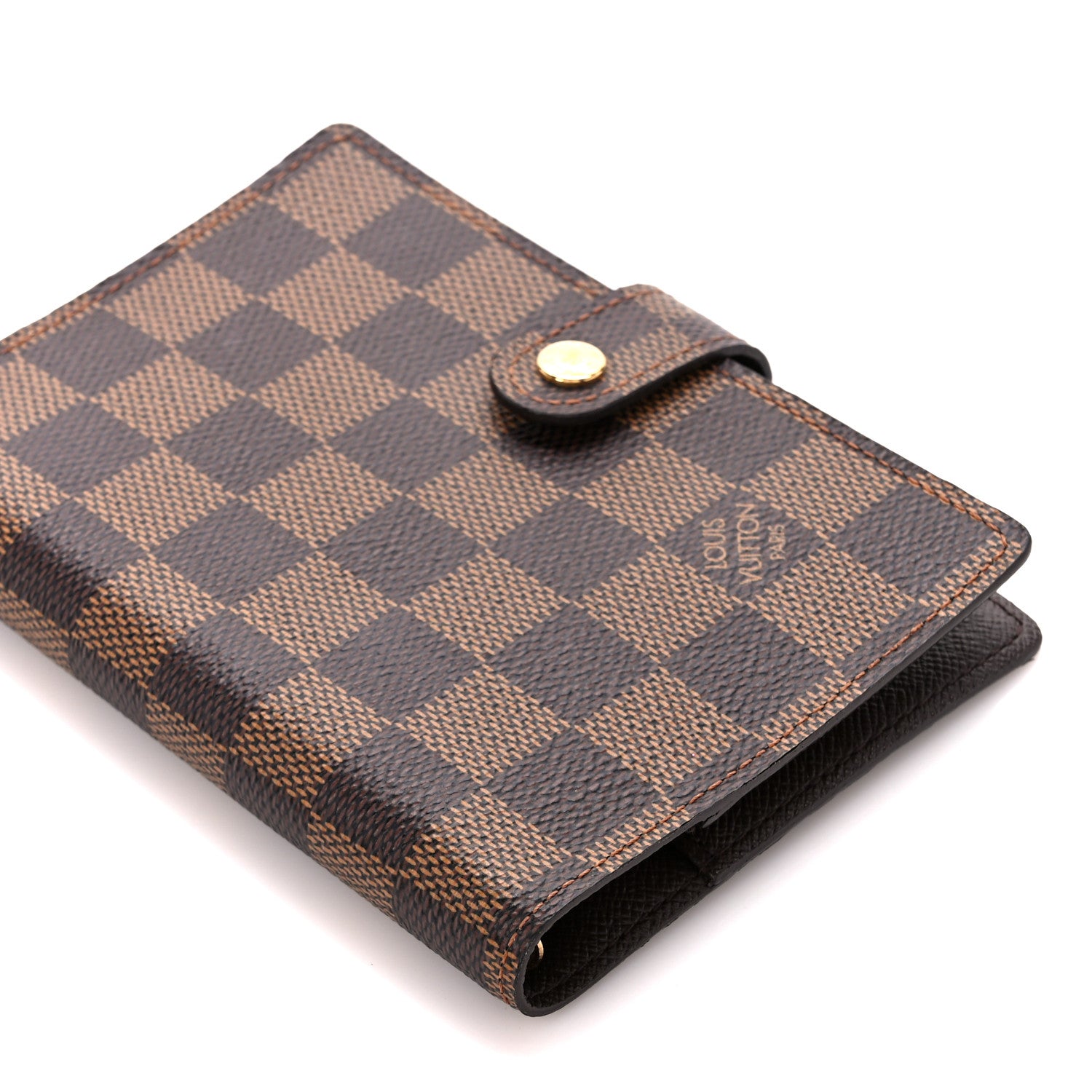 Louis Vuitton Damier Ebene Small Ring Agenda Cover 10 of 11