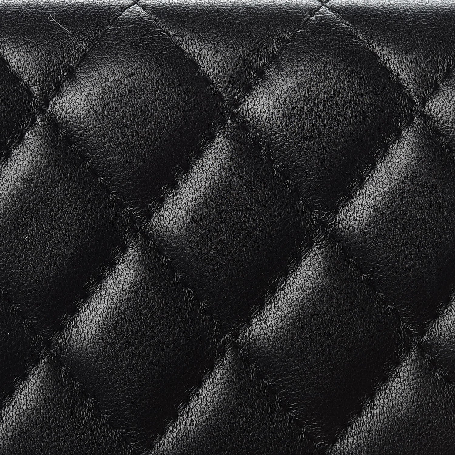 Chanel Lambskin Quilted Flap Card Holder Black 9 of 9