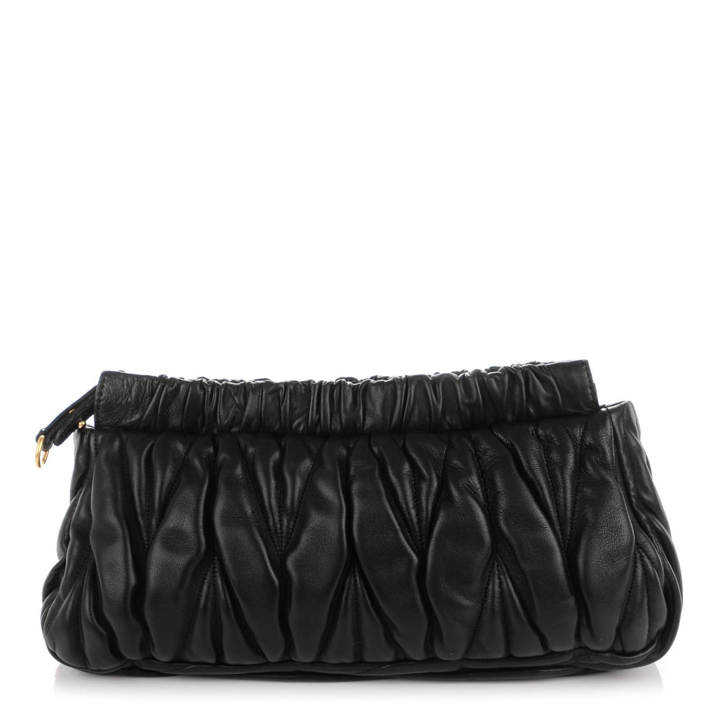 Nappa Matelasse Clutch Black