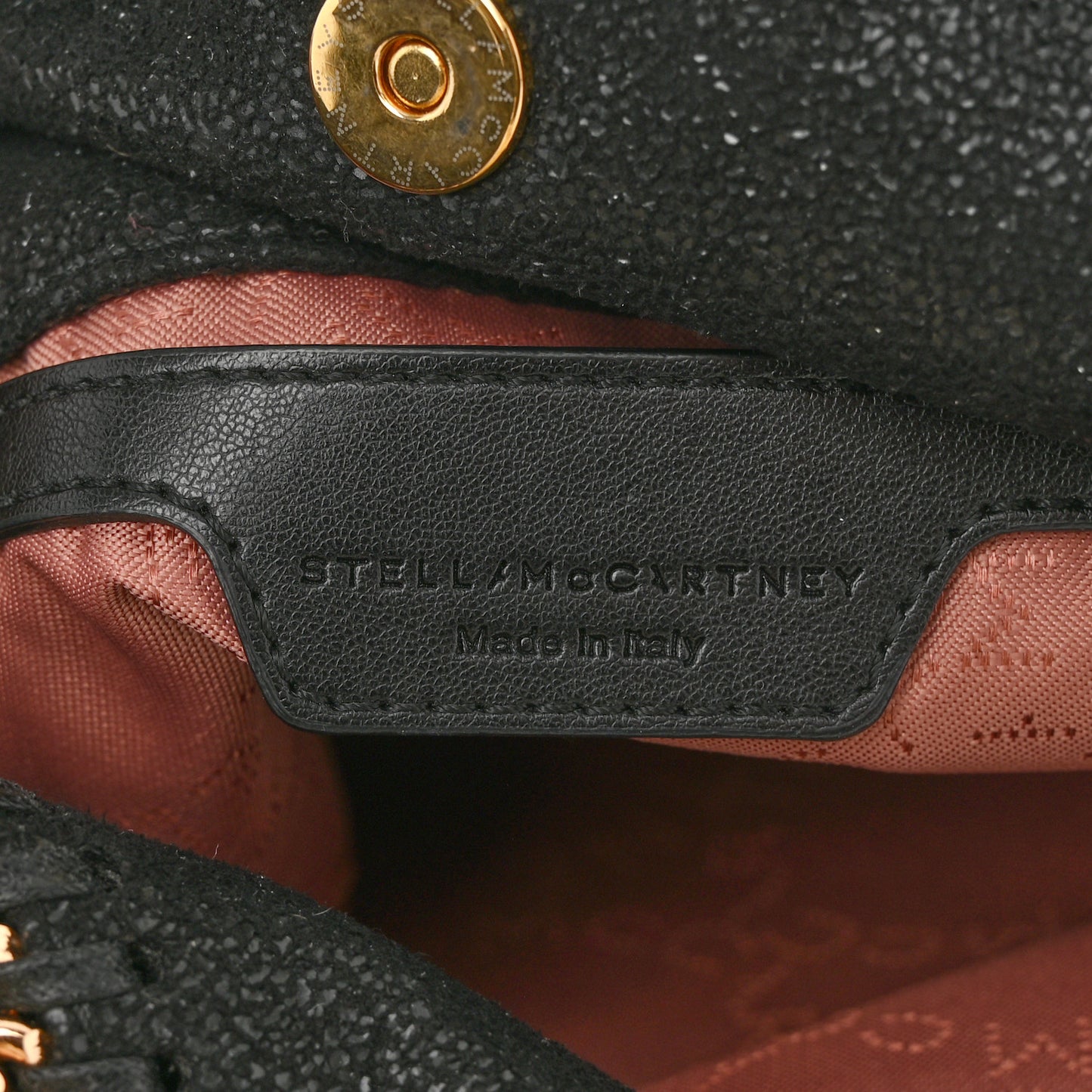 Shaggy Deer Tiny Falabella Tote Black