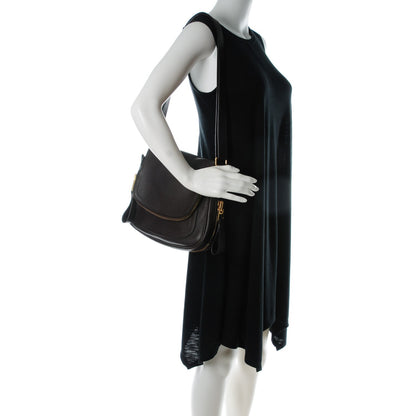 Tom Ford Grained Calfskin Medium Jennifer Crossbody Bag Brown 2 of 7