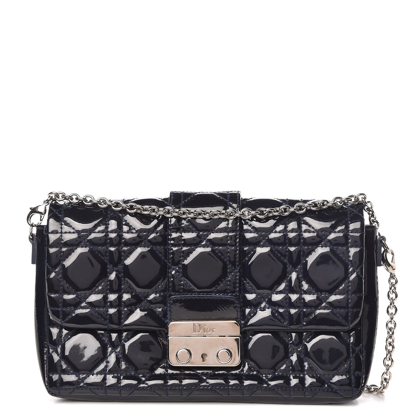 Patent Cannage New Lock Pouch Navy Blue